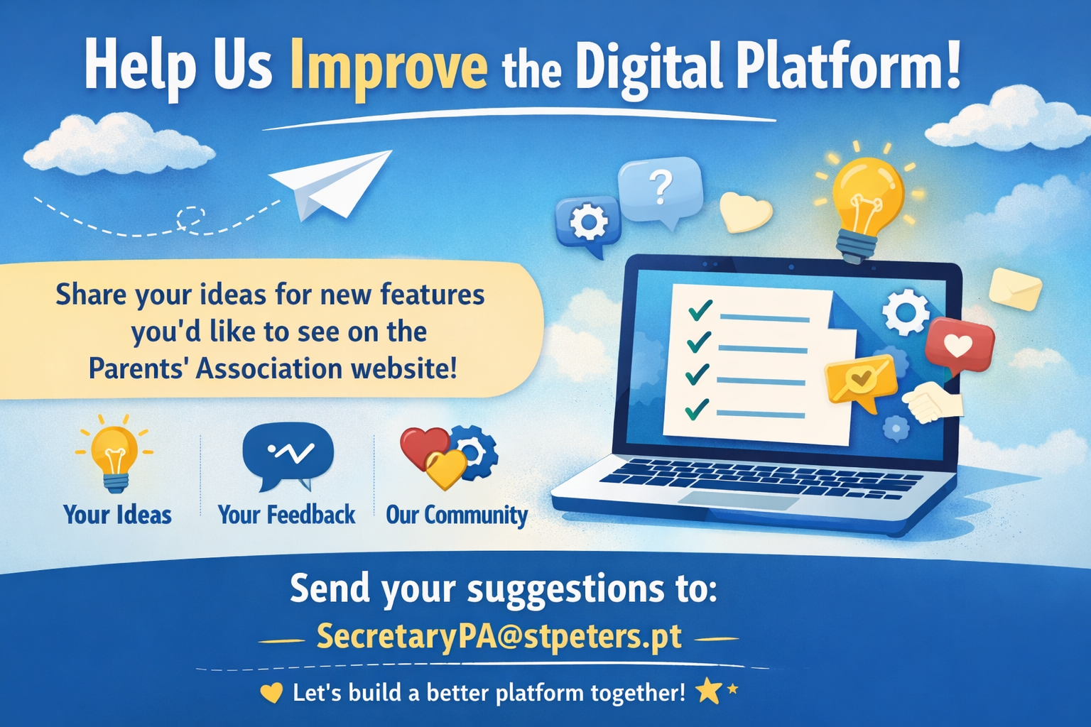 A Plataforma Digital Cresce com a Vossa Ajuda  / The Digital Platform Grows with Your Support  🤝 image