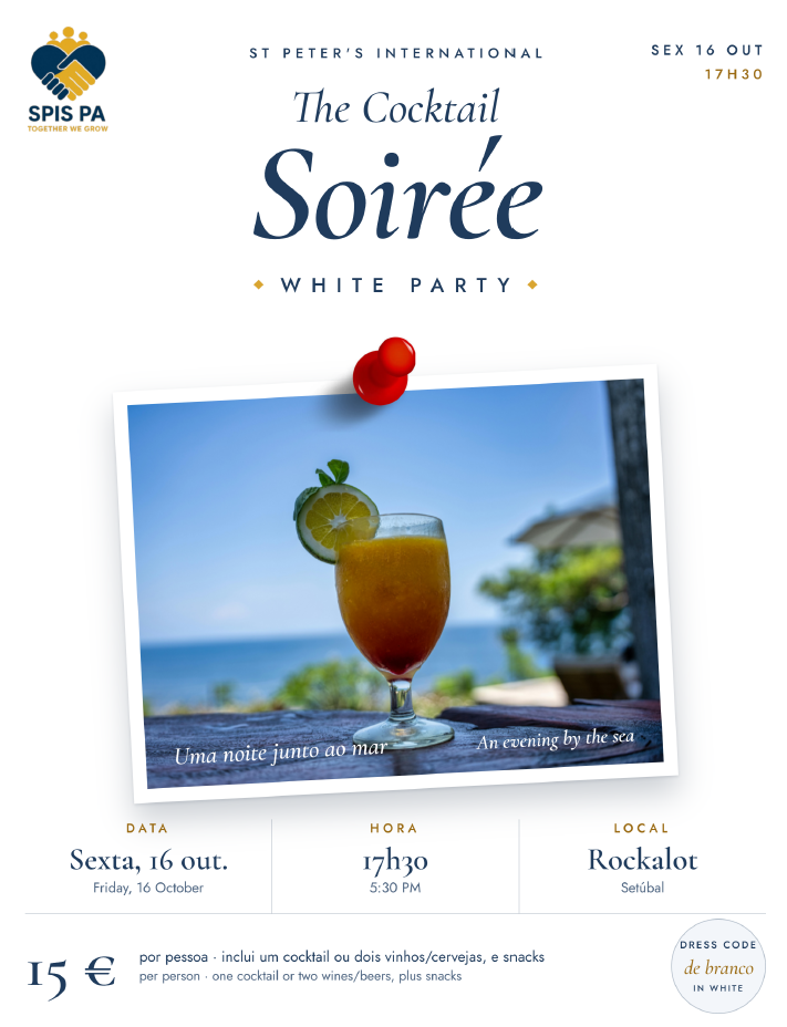Cocktail Soirée – White Party do St Peter’s International  🤍🍸 image